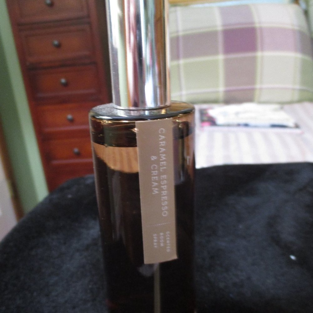 Kirkland's Scented Room Spray Caramel Espresso & Cream 3.4 fl oz NEW
